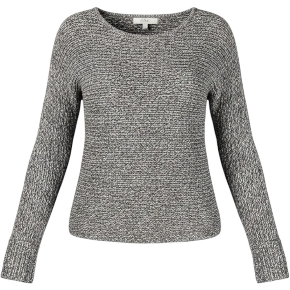 One Teaspoon Womens S Gray Marled Chunky Knit Sweater Long Sleeve Jumper Boho